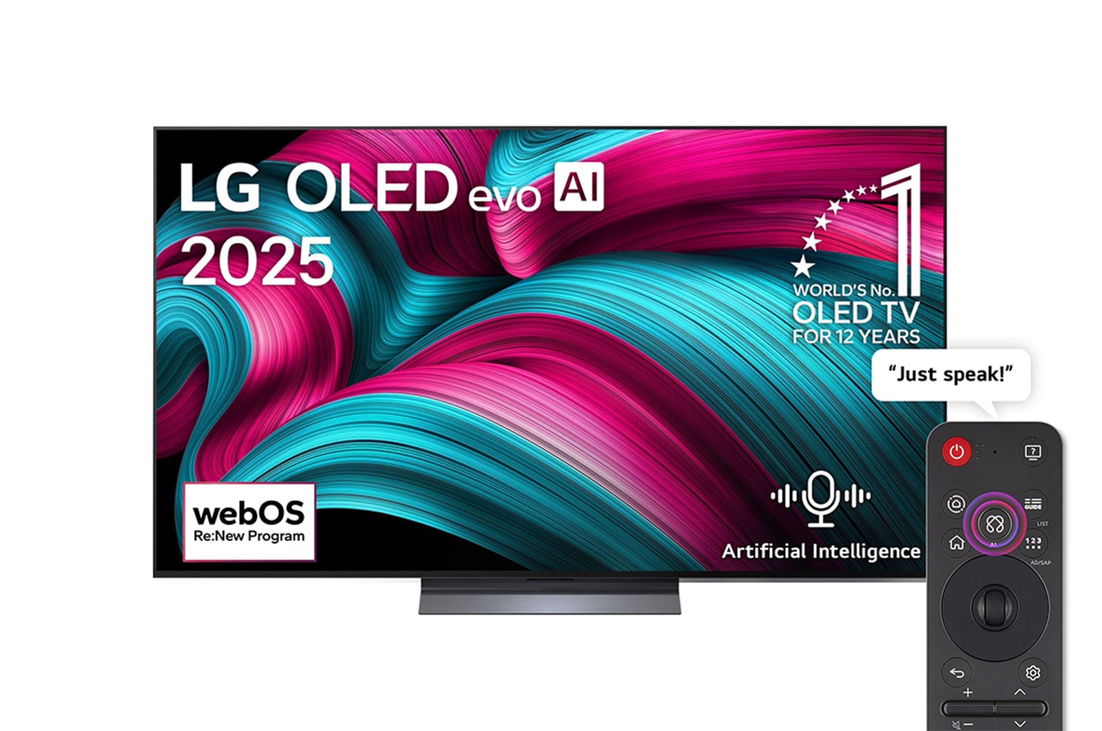 LG OLED evo AI C5 4K 144Hz Smart TV, 2025